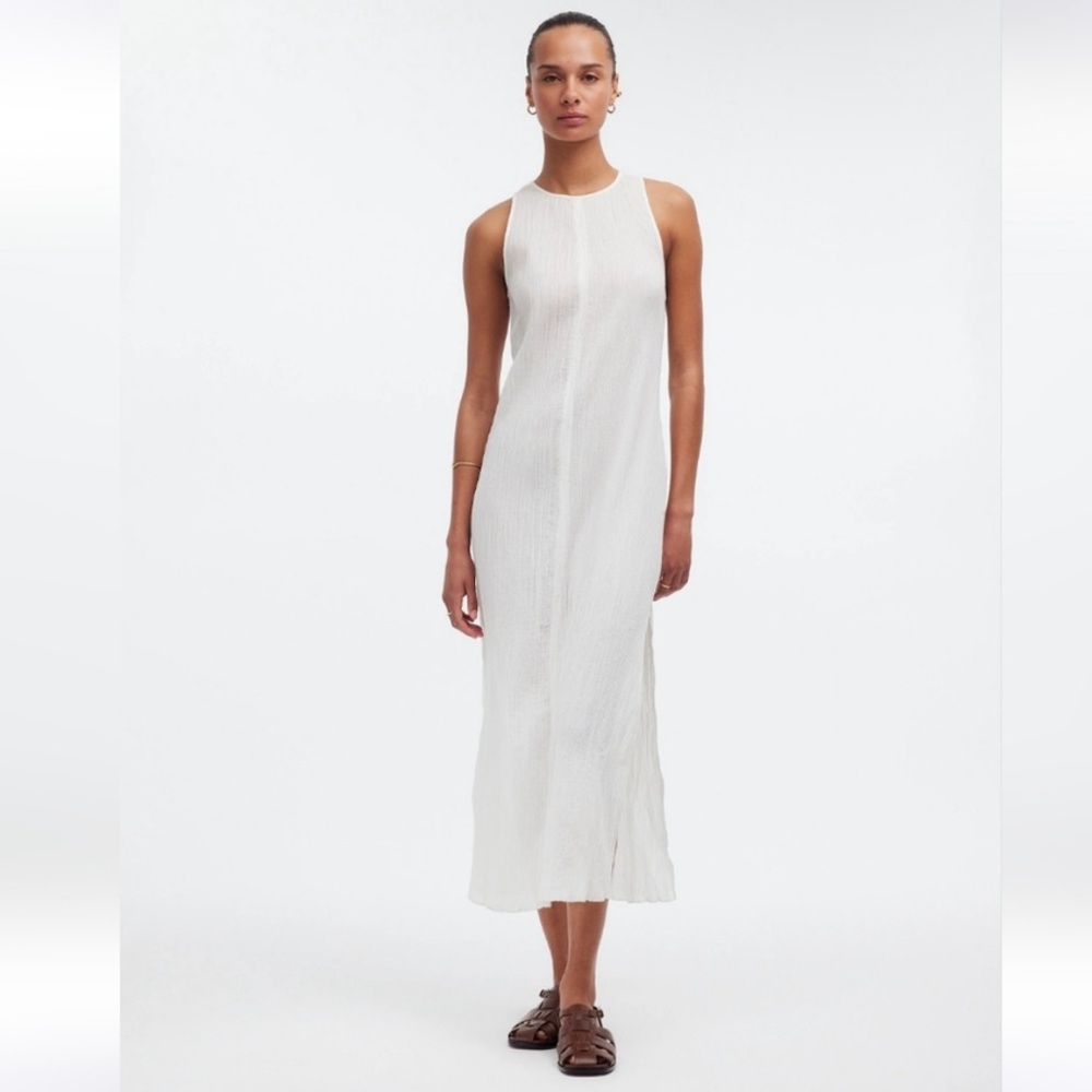 NWOT Madewell Cotton Swimsuit Beach Coverup Dress in White